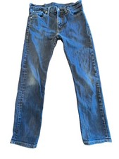 Levi Strauss 513 Jeans Slim Straight Boys Youth Slim Tag Size 29x30 Blue