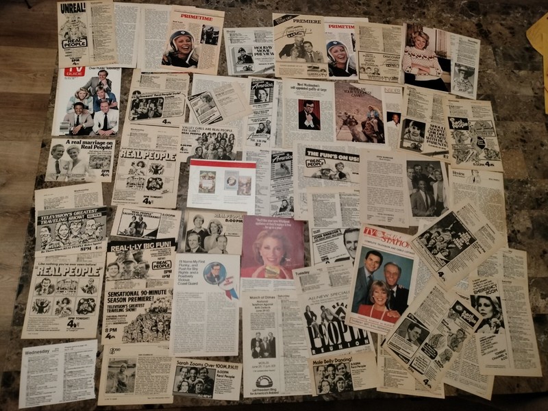 real people tv show clippings lot Sarah Purcell John Barbour Byron allen