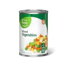 Amazon Fresh, Canned Mixed Vegetables, 15 Oz (Pack of 1)