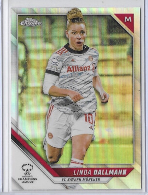 2021-22 Topps Chrome Women s UEFA Linda Dallmann Refractor