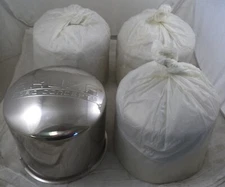 Akuza Wheels Chrome Custom Wheel Center Cap Caps Set 4 # EMR129 / PCW-15 / NEW