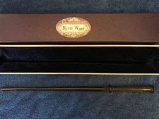 Oliver Wood's Wand 15", REAL WOOD, Harry Potter Ollivander's, Noble Quidditch HP