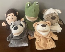 Five Plush Animal Hand Puppets Better Line