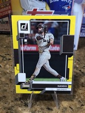 2022 Panini Donruss Baseball Fernando Tatis Jr Variation Nando Yellow #82 Padres