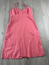 GAP Women's Dress Size 10 Spaghetti Strap Pink Knee Length