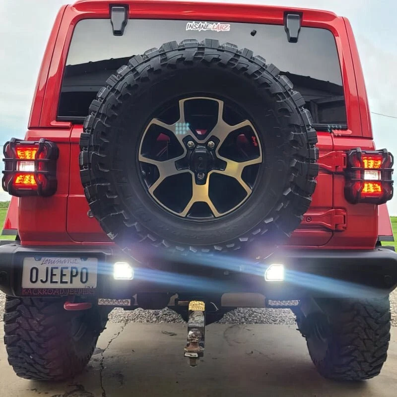 Oracle Rear Bumper LED Reverse Lights | Fits 2018-2024 Jeep Wrangler JL - Image 3 of 4