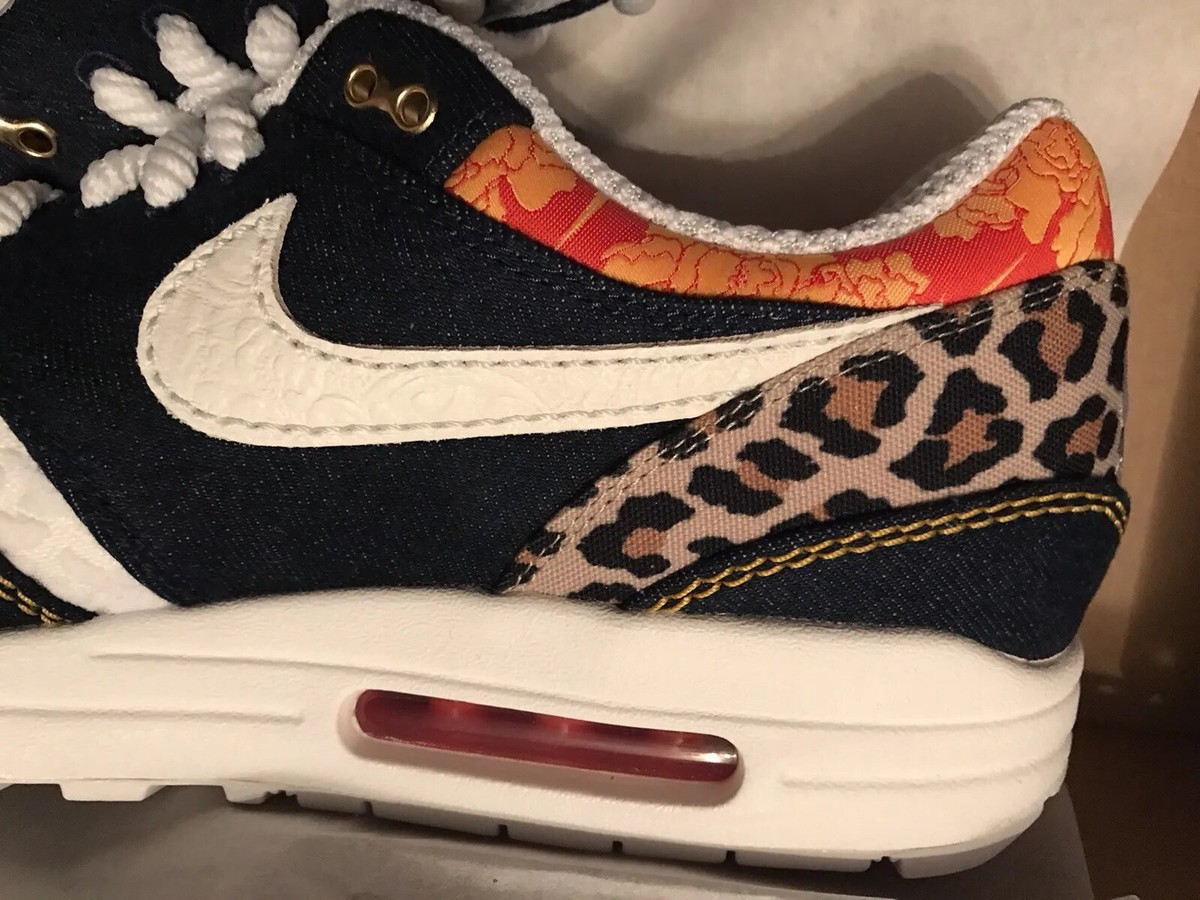 Premium Denim Leopard Print Leopard Air Max Premium Nike Shoe Nike