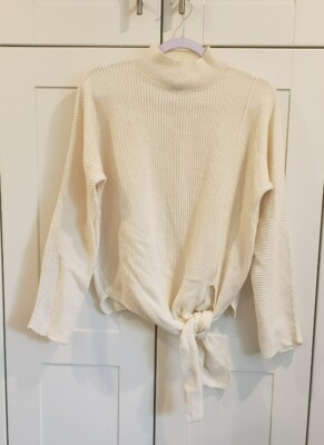 Seam Detail Topshop Split Hem Sweatshirt NEW Topshop Supersoft
