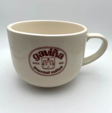 Gaviña Gourmet Coffee Mug Since 1870 Ceramic 20 oz  Coffee Retailers Cup B28