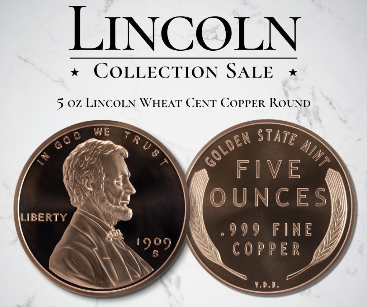 トランプ銅貨　ver GOLDEN STATE MINT 5オンス　1枚 トランプ銅貨 ver GOLDEN STATE MINT 5オンス 1枚 【公式通販】