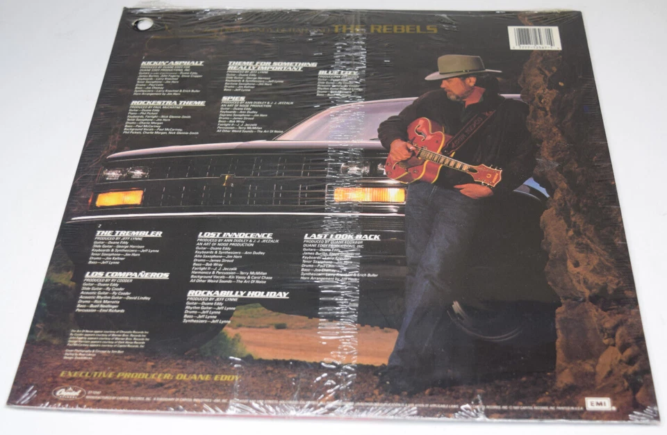Duane Eddy Lp Self-Titled (1987) Capitol Records - Image 4 of 4