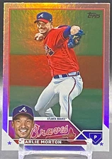 2023 Topps Series 2 #331 CHARLIE MORTON Atlanta Braves Rainbow Foil
