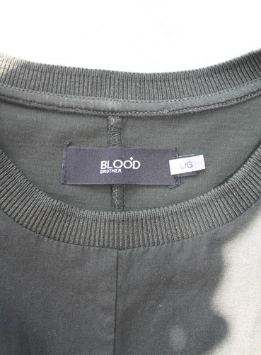 Blood Brother Crew Neck T-Shirt with Ribbon Detail Size Medium - Picture 5 of 6