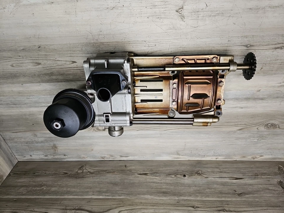 2007-2010 宝马 X5 4.8L 4.4L N62N V8 发动机机油过滤器房泵 vz78 原始设备制造商 — 第 2/4 张图片