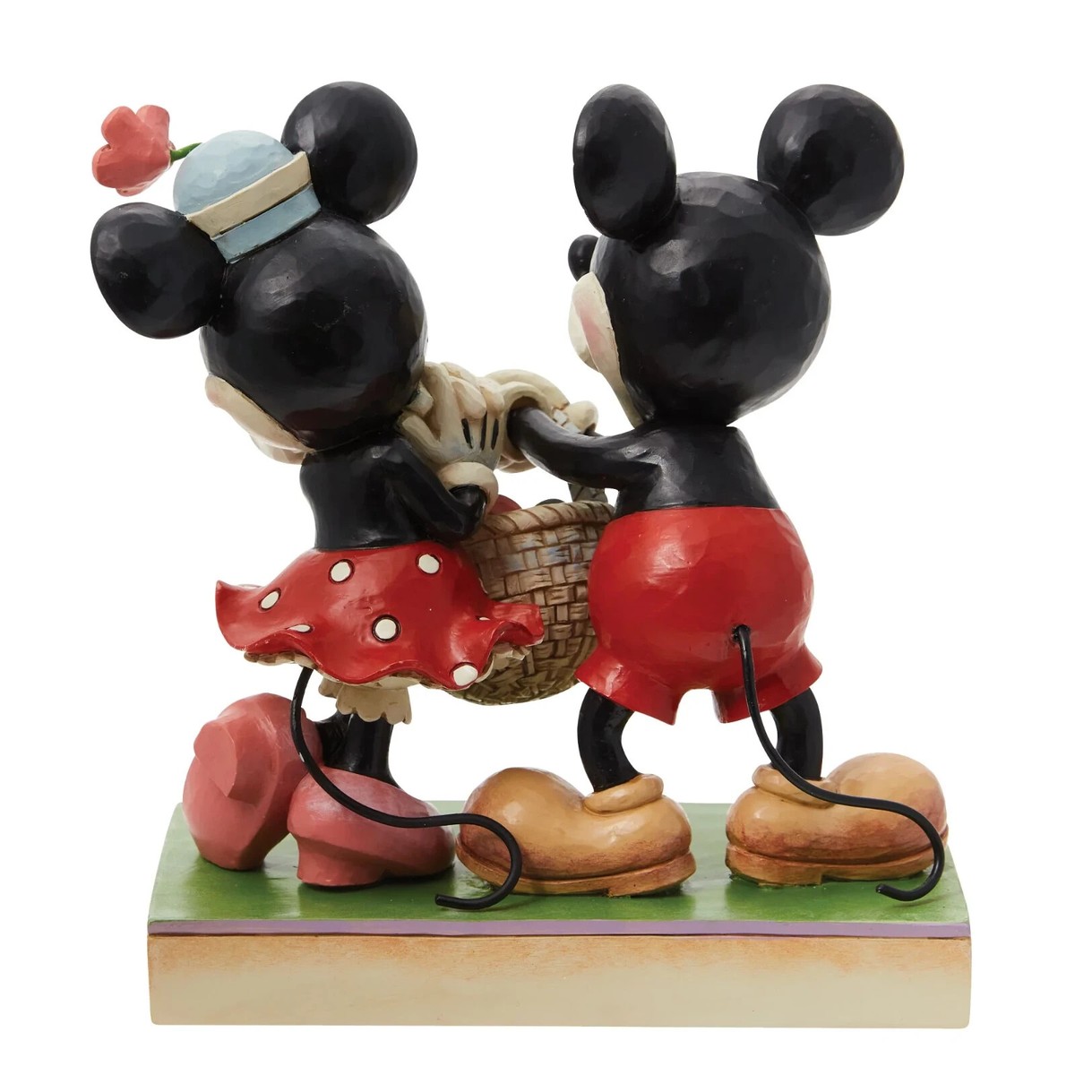 Jim Shore Disney MICKEY AND MINNIE EASTER FIGURE-SPRINGTIME