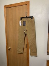 U.S Polo Assn. Boy's NWT Size 12 Solid Tan Straight Leg Chino Pants