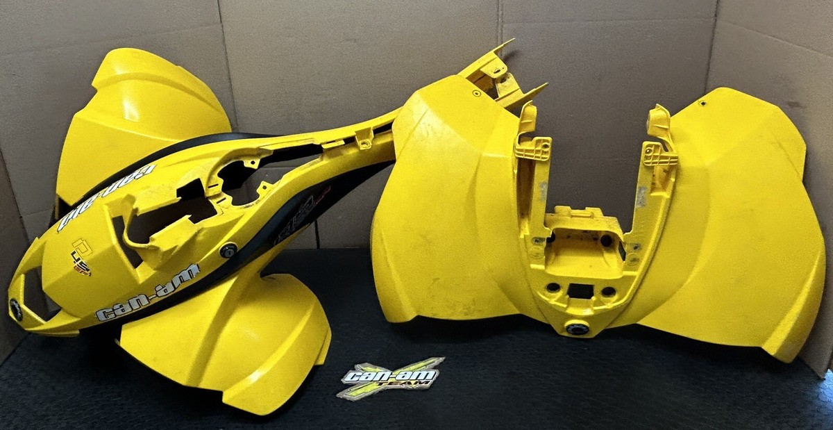 08-15 CAN-AM DS450 FENDERS PLASTICS FRONT REAR GRILL OEM GENUINE