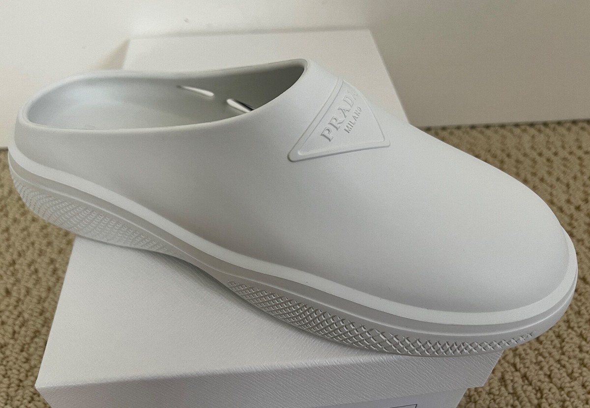 PRADA ローヒル Prada Block Heel Loafer Pump Size 36 | eBay