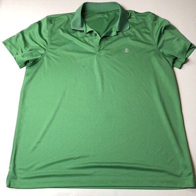 Izod Golf Green Polo Shirt Men s Sz XL *read* A1476