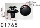 20PCS AUTOBAHN88 BUMPER PUSH-ON TYPE Retainer Clip Fit MERCEDES BENZ A0009914940