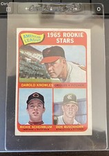 1965 TOPPS #577 American League ROOKIE STARS Darold Knowles “VG-EX” RC  Orioles