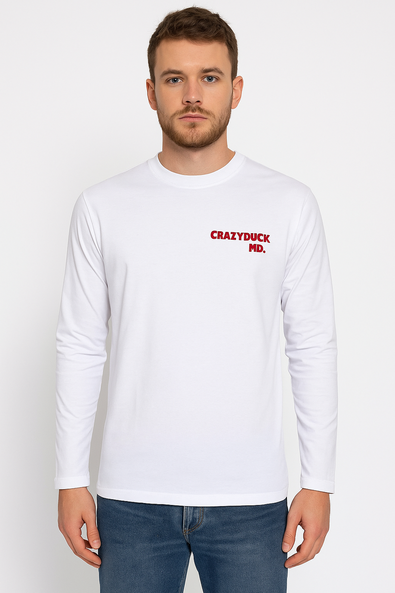 T-shirt bianca da uomo con stampa - taglia M - Italy