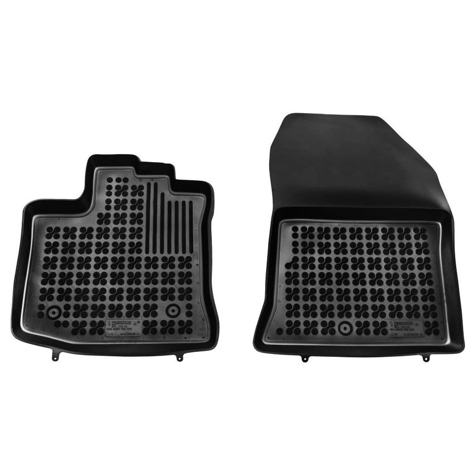 Tapis de sol en caoutchouc pour Dacia Dokker 2012-2021 Rezaw-Plast ensemble sur mesure