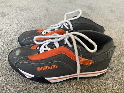 Vintage Y2K Vans Dualist Cycling BMX Bike Shoes Sneakers Mens 10 Orange  Gray