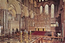 BR76608 the sanctuary high altar st etheldreda ely cathedral  uk