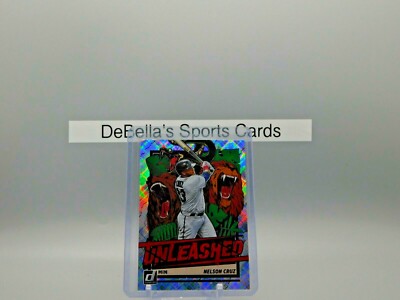 2021 Donruss Nelson Cruz UNL12 Unleashed - Vector Parallel 