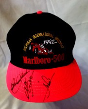 Autographed Michigan International Speedway Hat Cap Snap Back Marlboro 500 1992