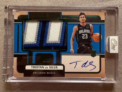 2024-25 One & One Tristan Da Silva  Precision Rookie Patch Auto Green /5