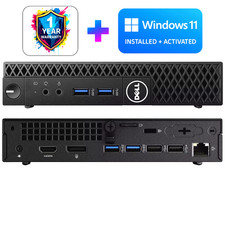 Dell OptiPlex Mini PC i5 / i7 Quad Core | 64GB RAM | 2TB SSD | WiFi | Windows 11
