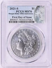 2021-S Morgan Silver Dollar S Privy 100th Anniversary FDI MS70