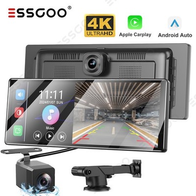 11,3'' Tragbares 4K Touchscreen Autoradio kabellos Apple Car Play Android Auto BT