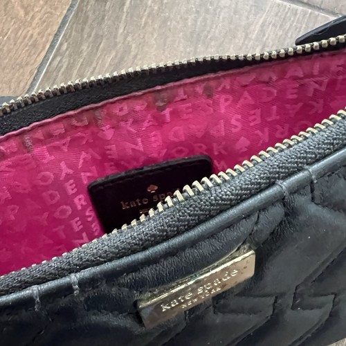 Kate Spade Astor Court Black Quilted Leather Mini Purse - Picture 8 of 8