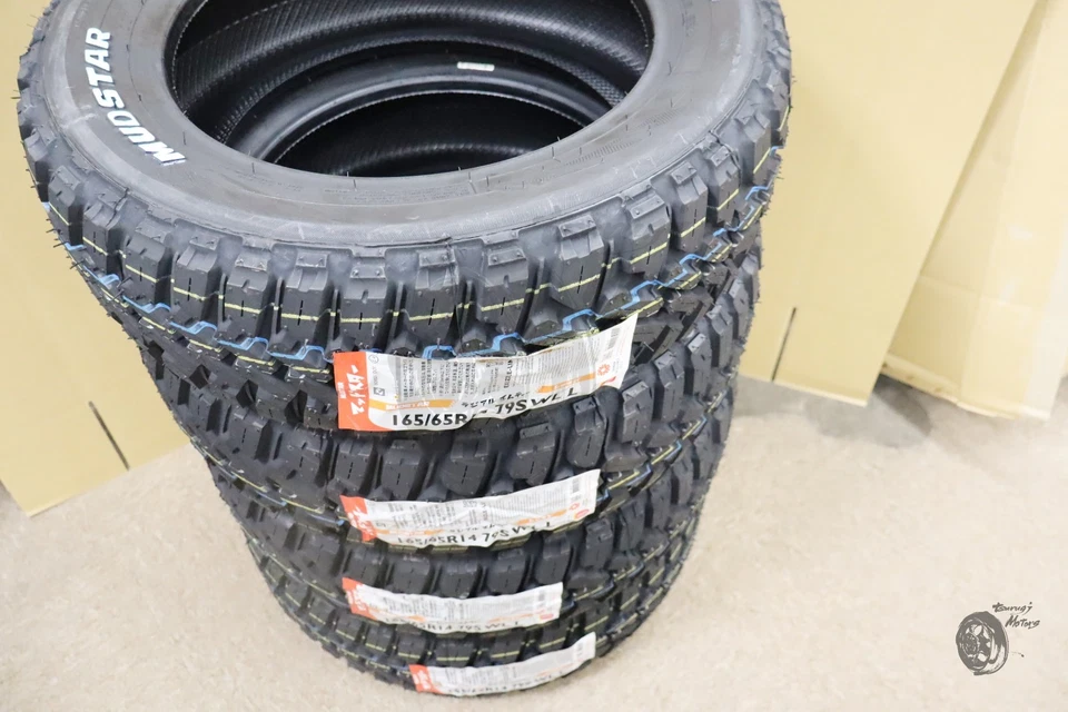 MUDSTAR RADIAL M/T 165/65R14 79S ×4 DOT Tires Snow Mud from Japan 165 65 14 Tire - Image 2 of 4