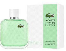 Image of Lacoste L.12.12 BLANC EAU FRAÎCHE 100ML EAU DE TOILETTE SPRAY - NEW & SEALED