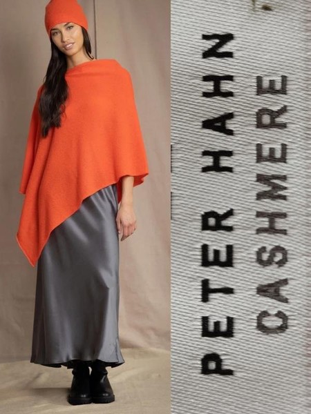 Women Peter Hahn Poncho Multicolor Cashmere One