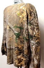 Scent Blocker Camo Men's Hunting Crew Neck Base Layer, Sz XL, 0110