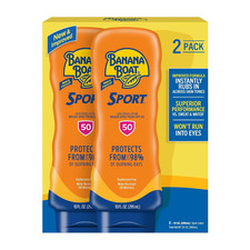 Sport Sunscreen Lotion, SPF 50, 10 Oz Each, Twin Pack 2.79 per gallon