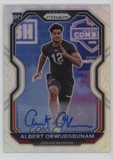 2020 Panini Prizm Rookie Silver Prizm Auto Albert Okwuegbunam #316 Auto 15r3
