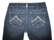 Ariat REAL Icon Mid Rise Straight Ocean Jeans Women's Tag Size 30 x 31