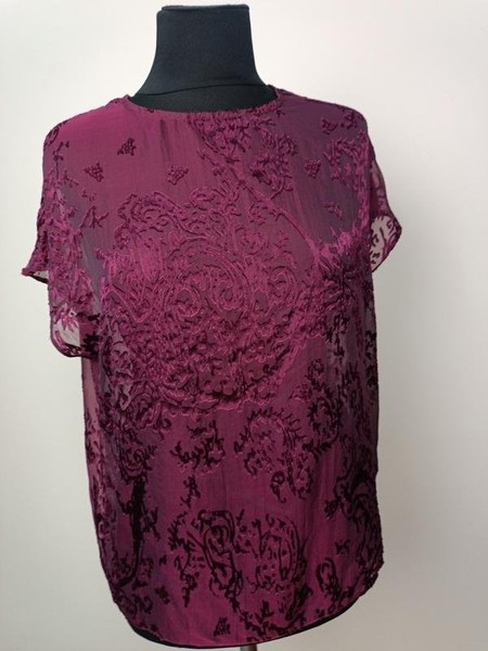 Women Pins&Needles Shirt Burgundy Cotton 36 / S /