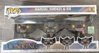 Funko Pop! Vinyl Disney The Lion King Banzai Shenzi Ed 3-Pack Exclusive