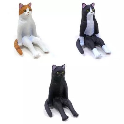 Mini Figure Set of 3 types ''Sitting Big Cat''