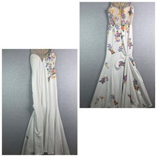 Jovani Gown, Prom Dress, Wedding Size 8 Bejeweled Stones Beaded Long - Read