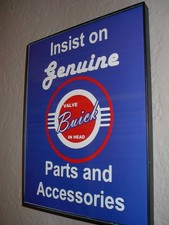 Buick Motors Oldlogo Genparts Auto Garage Mechanic Man Cave Sign