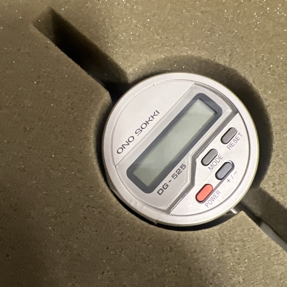 Ono Sokki DG-525 Digit Dial Digital Electronic Test Indicator | eBay
