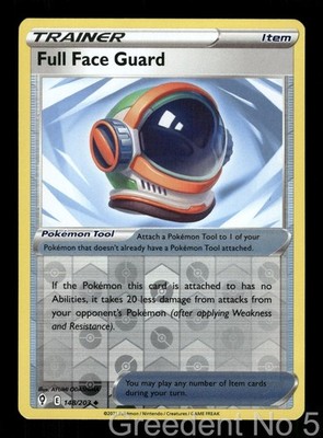 Full Face Guard 148/203 Uncommon Evolving Skies Pokemon Reverse Holo LP